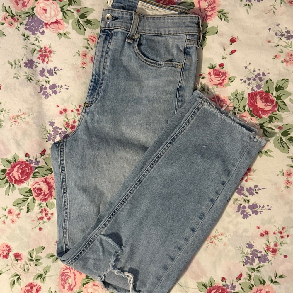 Rag & bone Light wash High Rise Women Jeans - Picture 3 of 5